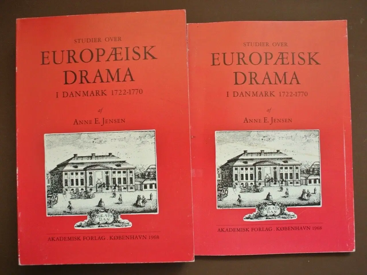 Billede 1 - studier over europæisk drama i danmark 1722-1770 ,