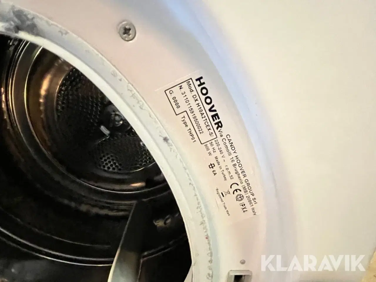 Billede 9 - Tørretumbler Hoover DX H10A2TCEX-s
