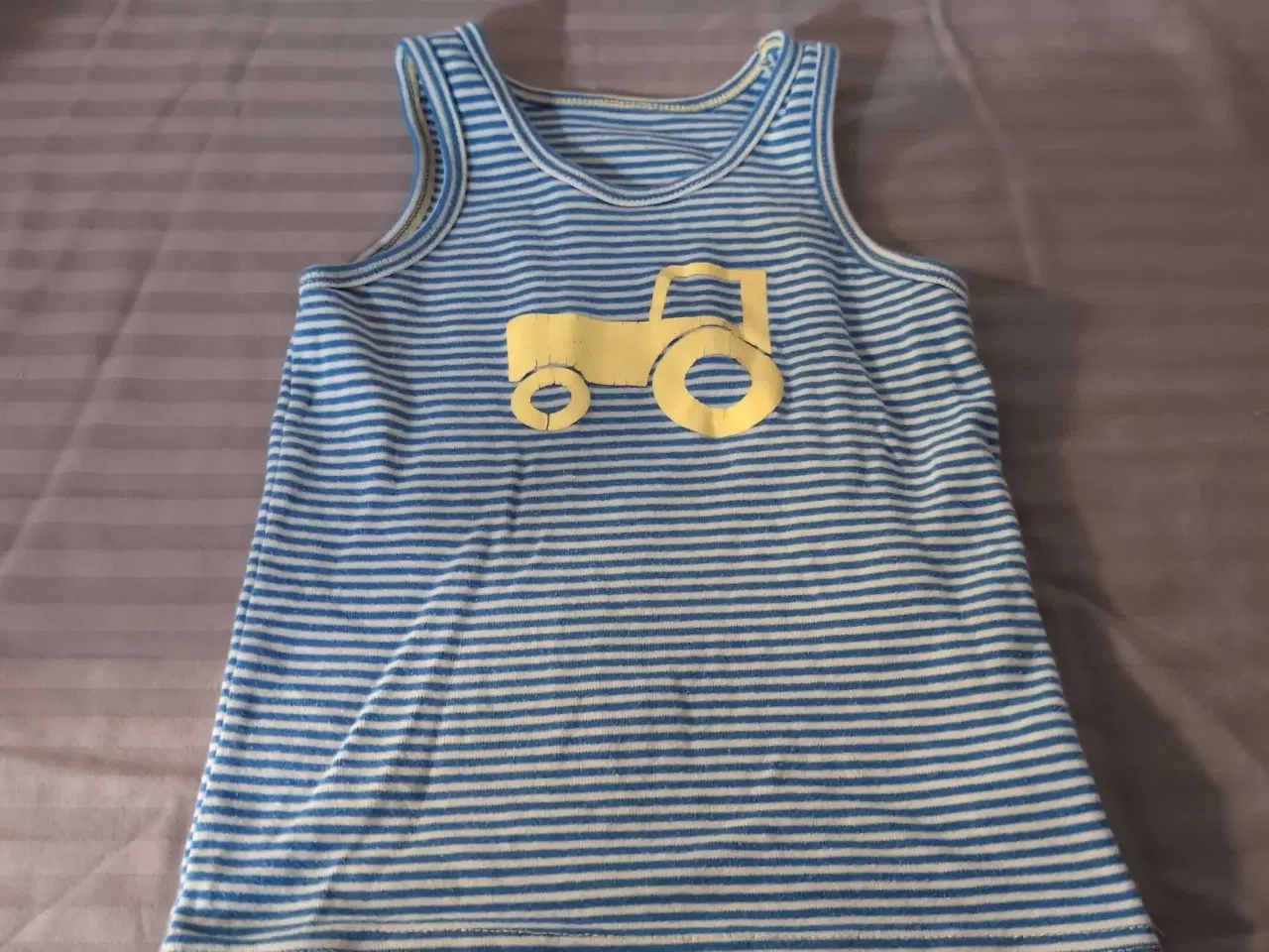 Billede 1 - Entry blå/hvid top, størrelse 86/92