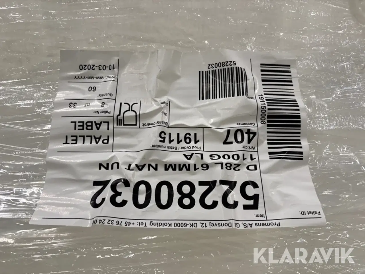 Billede 9 - Plastikflasker Promens 1100G LA - 13 paller af 60 stk