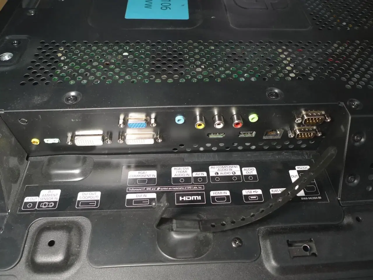 Billede 6 - Prof. Monitor, 46" Samsung  SL46B, HDMI, RGB, DVI m.m.