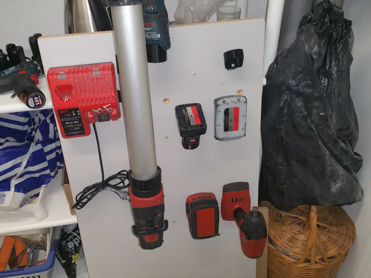 Billede 2 - Milwaukee 18v/12v holdere og beslag - 3d print