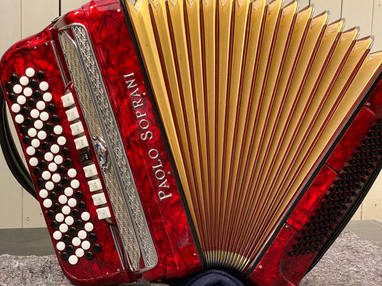 Billede 6 - 	Paolo Soprani knapharmonika m. kasse – god stand
