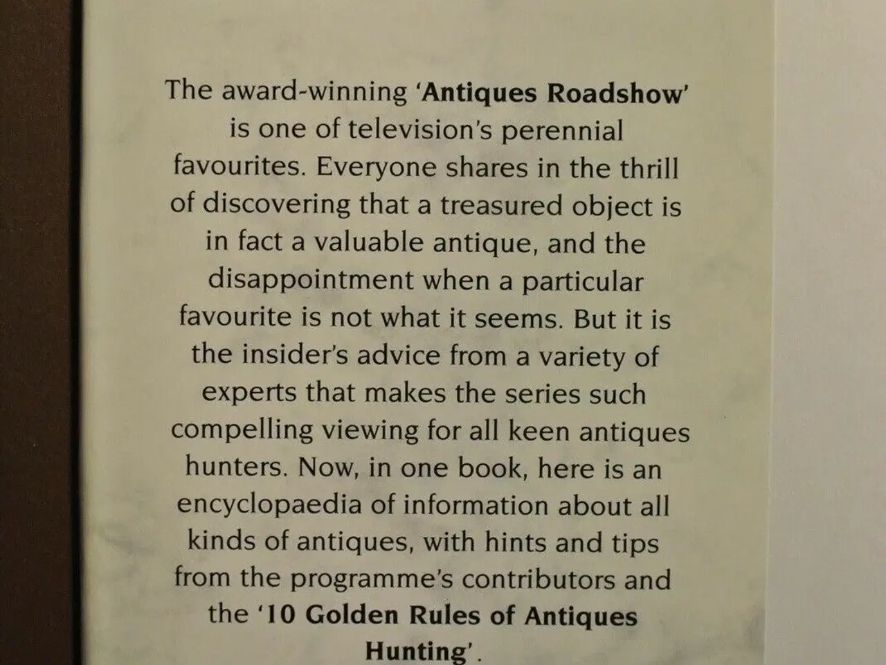 Billede 2 - antiques roadshow - a-z of antiques hunting, intro