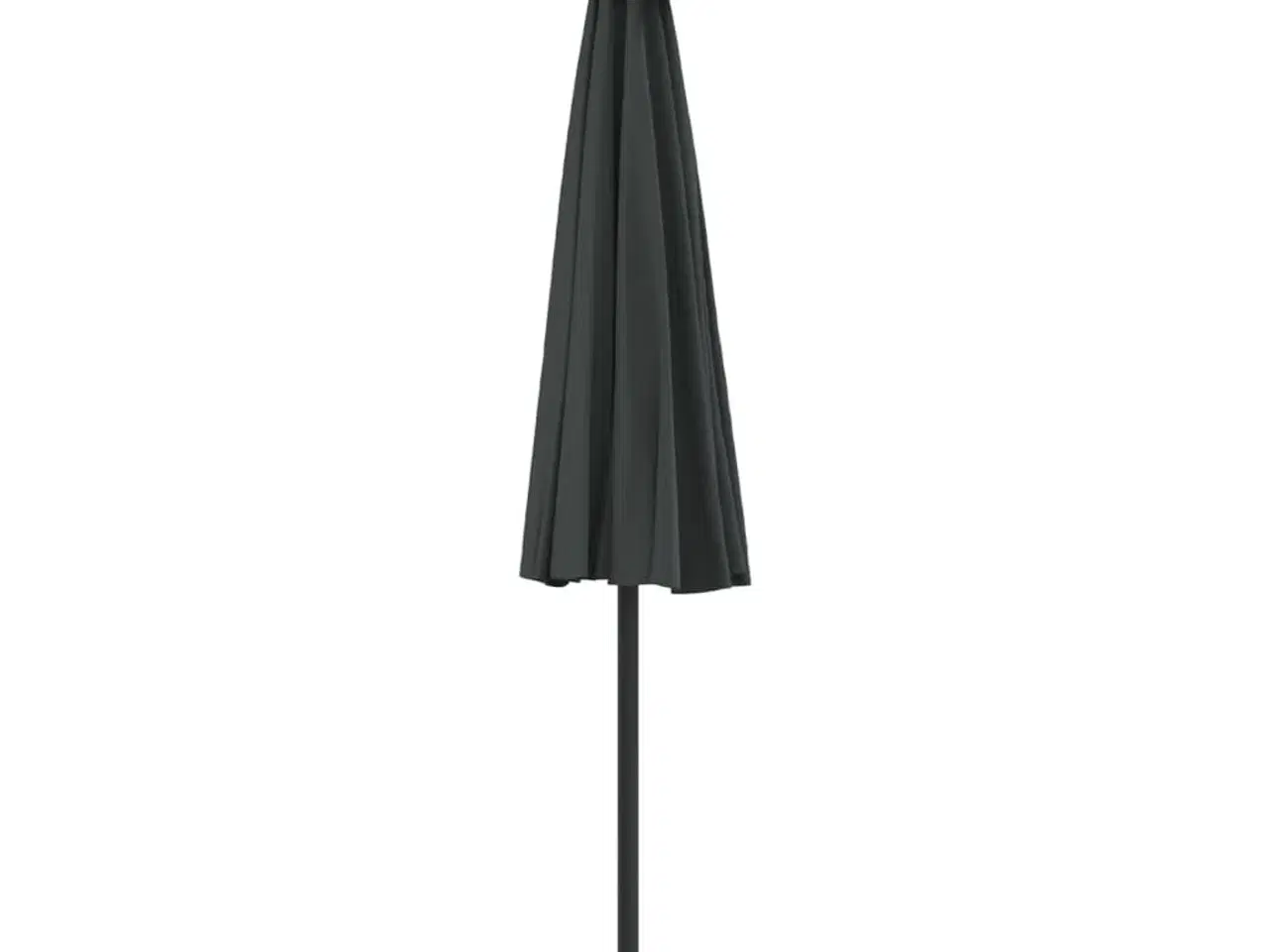 Billede 5 - Balkonparasol med aluminumsstang antracitgrå 270 x 144 cm halv