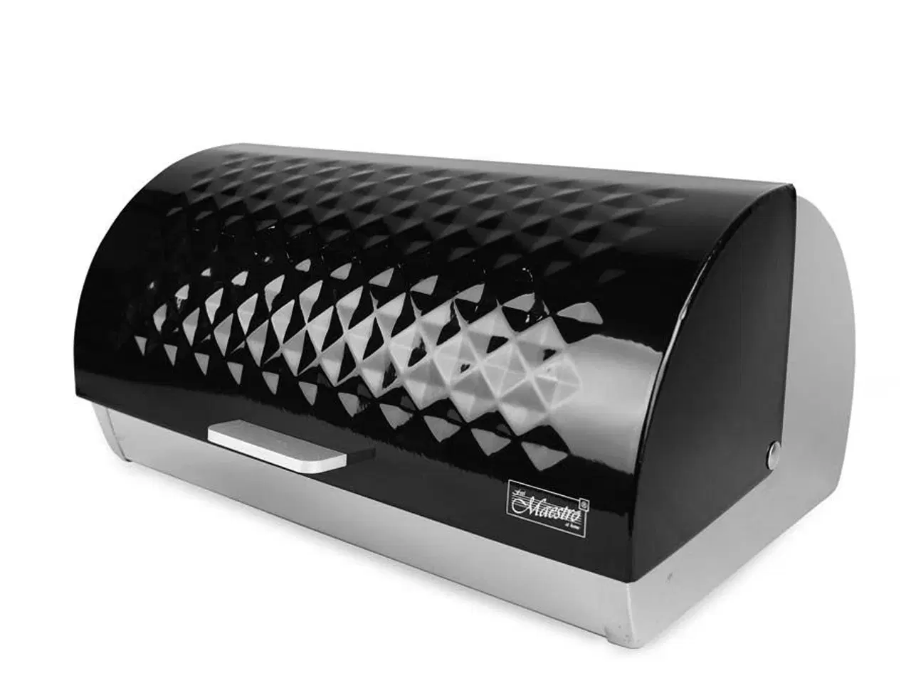 Billede 4 - Brødkasse Maestro – sort, rustfrit stål (MR-1676)