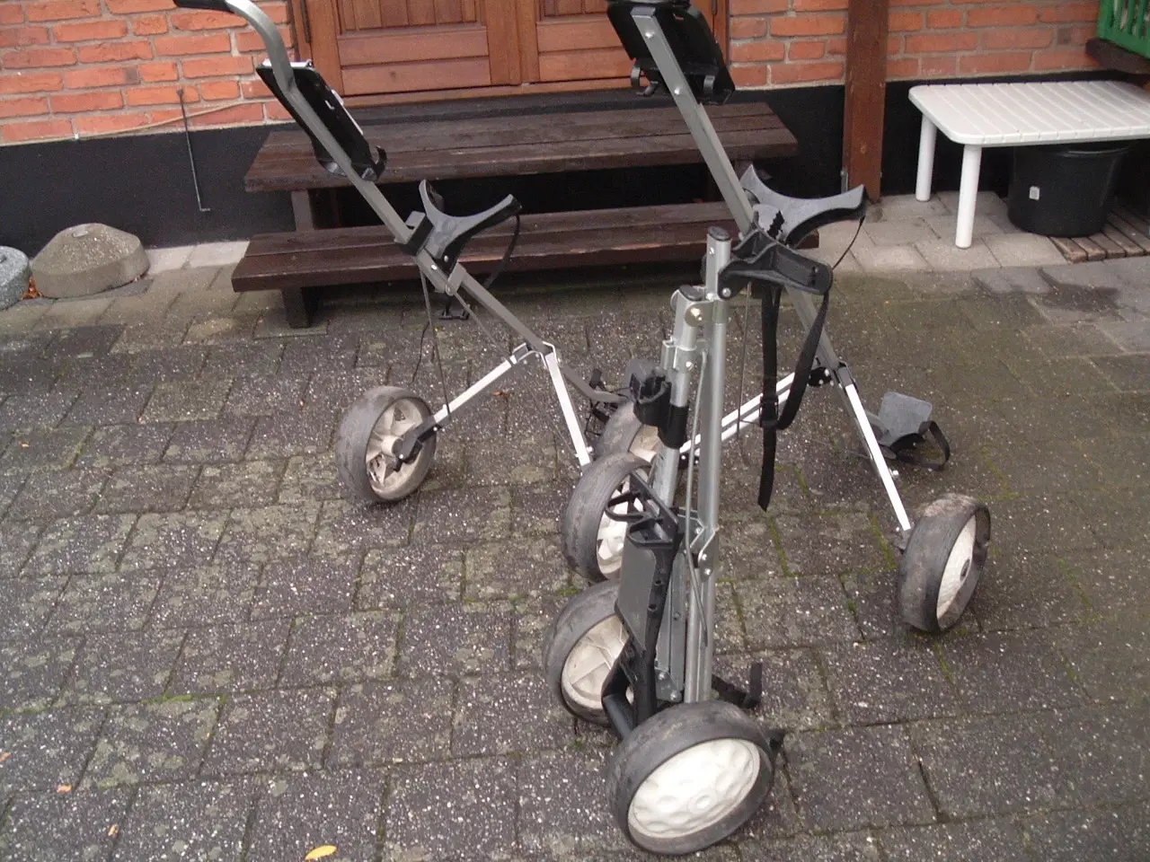 Billede 6 - Golfjern. Grafit- og ståljern. Bag og vogn