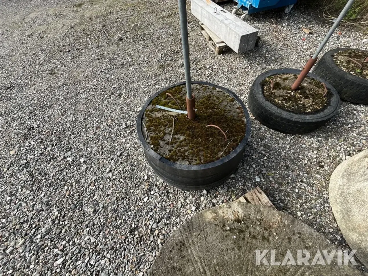 Billede 2 - Lot - Lysmaster inklusiv Fødder Eksklusiv Belysning.