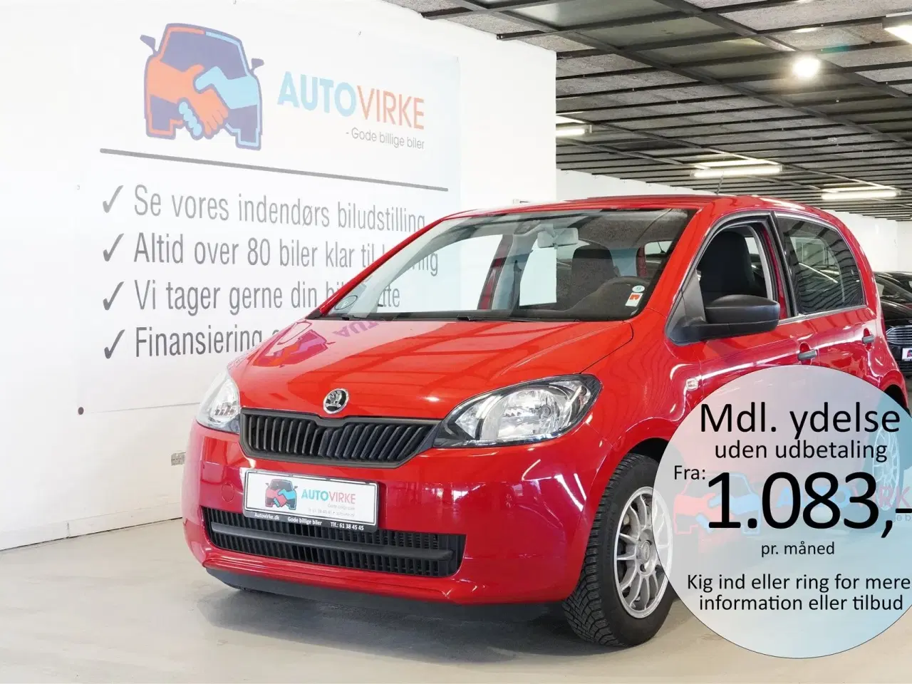 Billede 1 - Skoda Citigo 1,0 MPI Active 60HK 5d