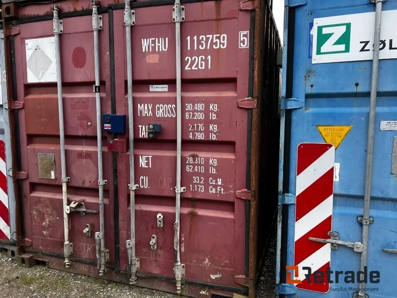 Billede 4 - - - - 20 fods container med indhold