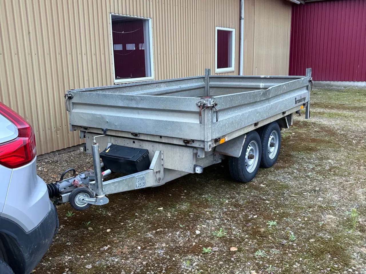 Billede 1 - Brenderup 3500kg 3-vejs tiptrailer 