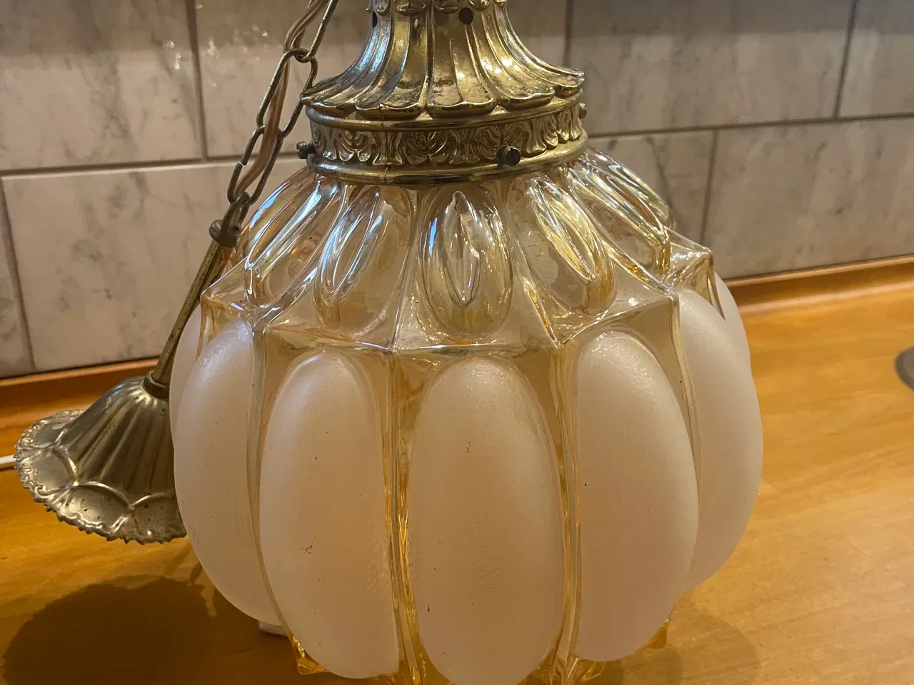 Billede 1 - Gammel loftslampe