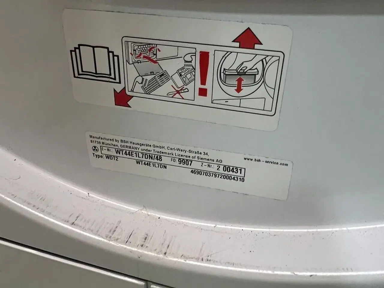 Billede 5 - Tørretumbler SIEMENS WDT"