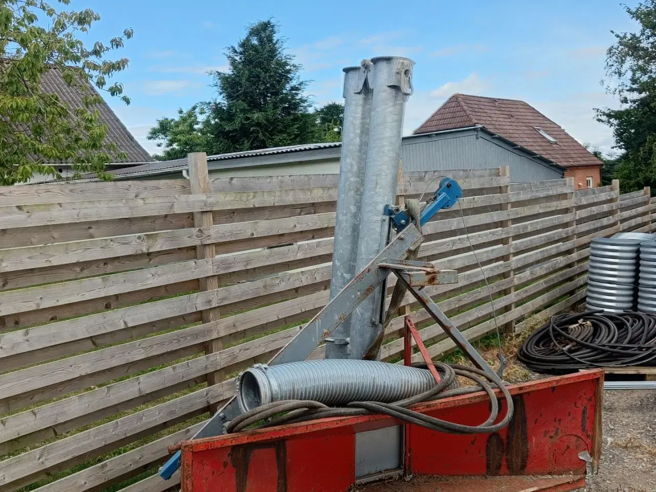 Billede 1 - Jema Korn- og gødningssnegl 4 meter Hydraulisk