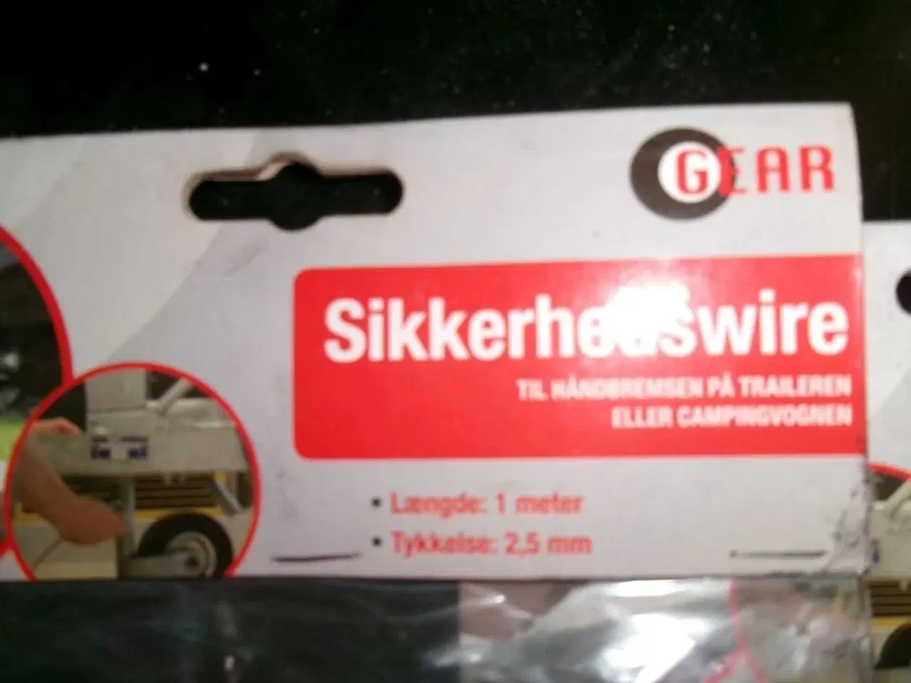 Billede 2 - 3 stk. sikkerhedswire GEAR