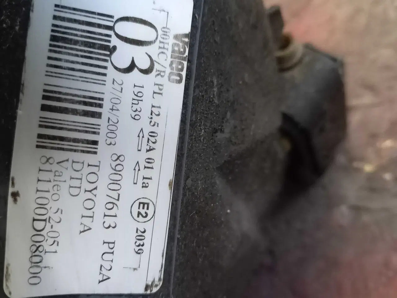 Billede 2 - Forlygte Toyota Yaris 