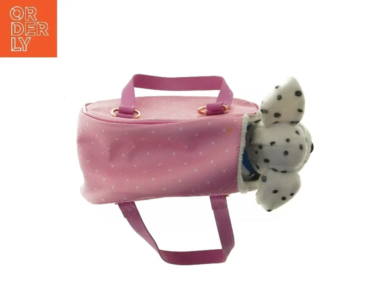 Billede 5 - Legetøjstaske med plys hund (str. 20,5 cm)