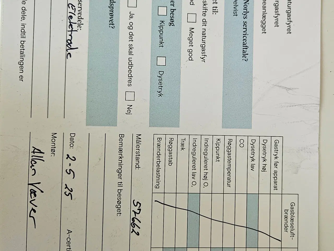 Billede 4 - Gasfyr med indbygget varmtvandsbeholder 4 år gl.