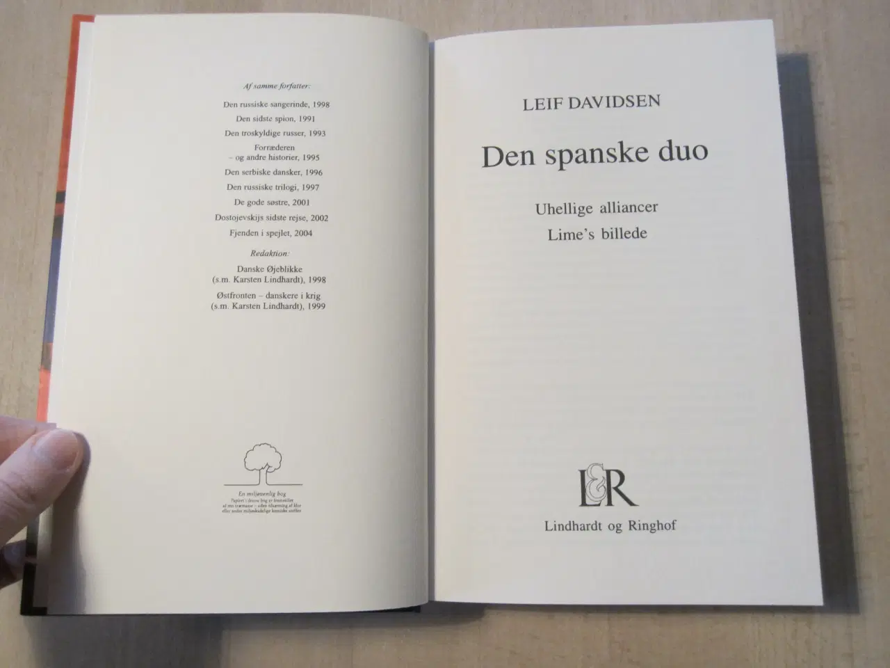 Billede 3 - Bog - Den Spanske Duo af Leif Davidsen