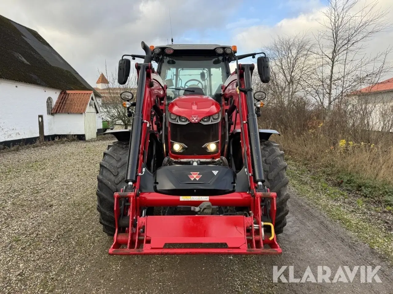 Billede 2 - Traktor Massey Ferguson 6718S Dyna VT med frontlæsser