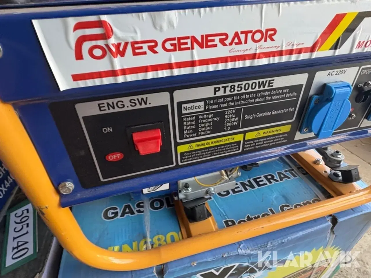 Billede 5 - Generator Power Generator PT8500WE