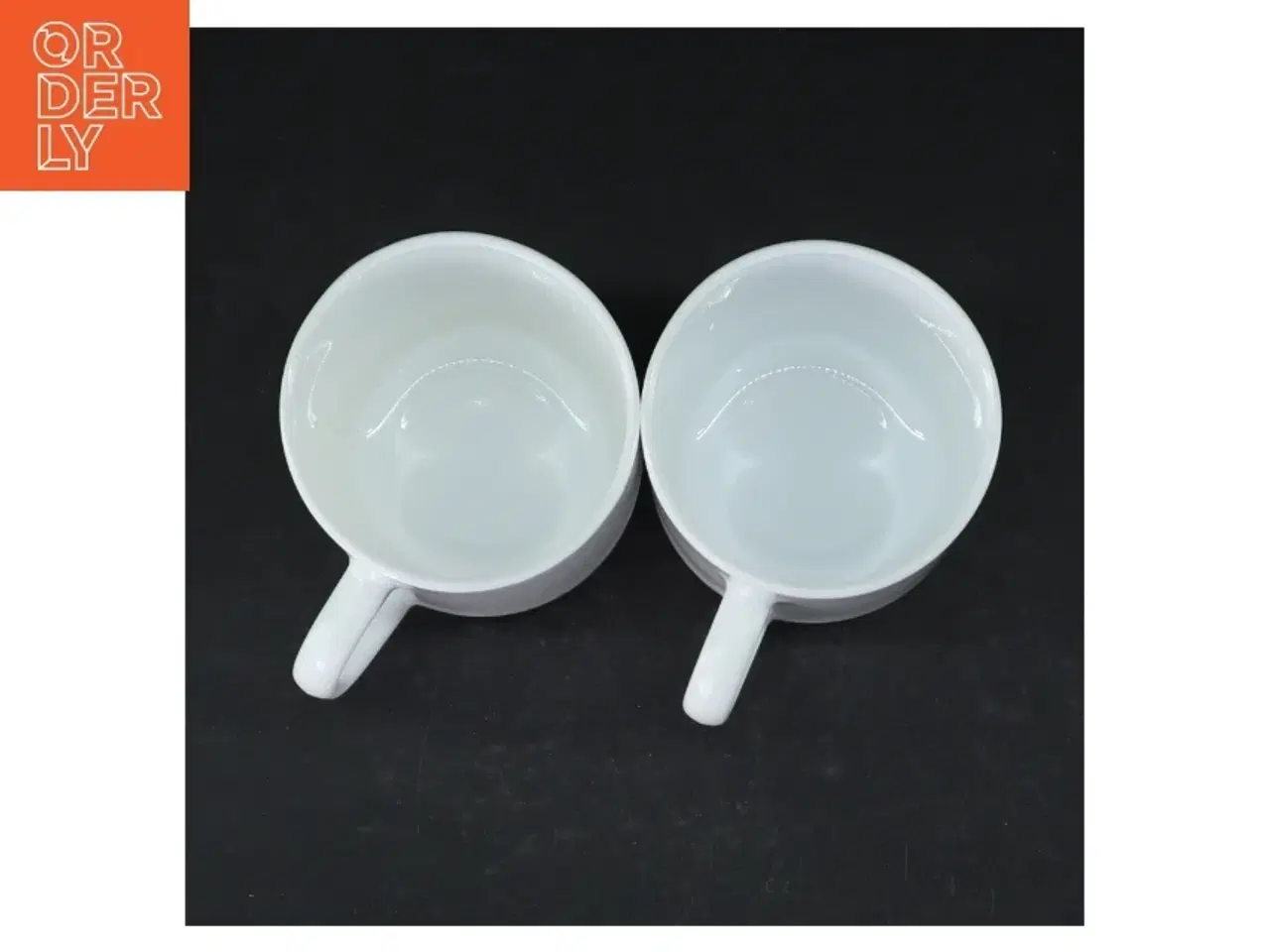 Billede 3 - Hvide porcelænskrus fra Arc (str. Ø. 8 cm. længden, 9 cm)