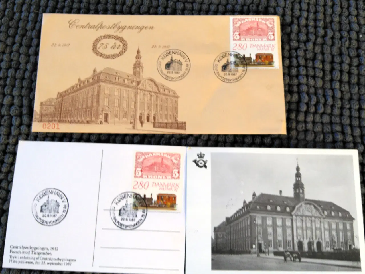 Billede 8 - Flotte postkort med postbude / postvæsenet