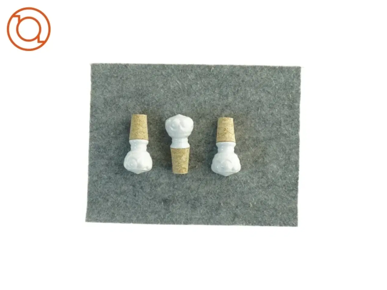 Billede 2 - Porcelæns korkpropper (str. 6 cm)