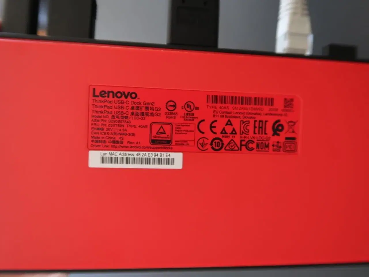 Billede 4 - Computerskærm SAMSUNG U28R552UQR, Dockingstation ThinkPad USB-C Dock Gen2
