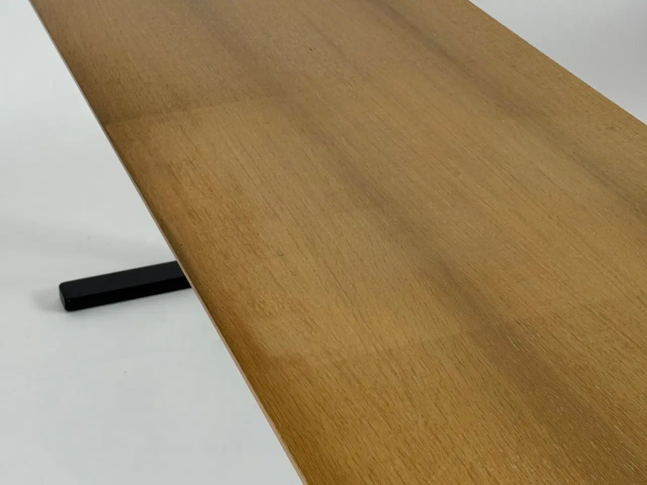 Billede 6 - Linak Hæve/sænkebord – Natur/Sort Stel 180x70 cm