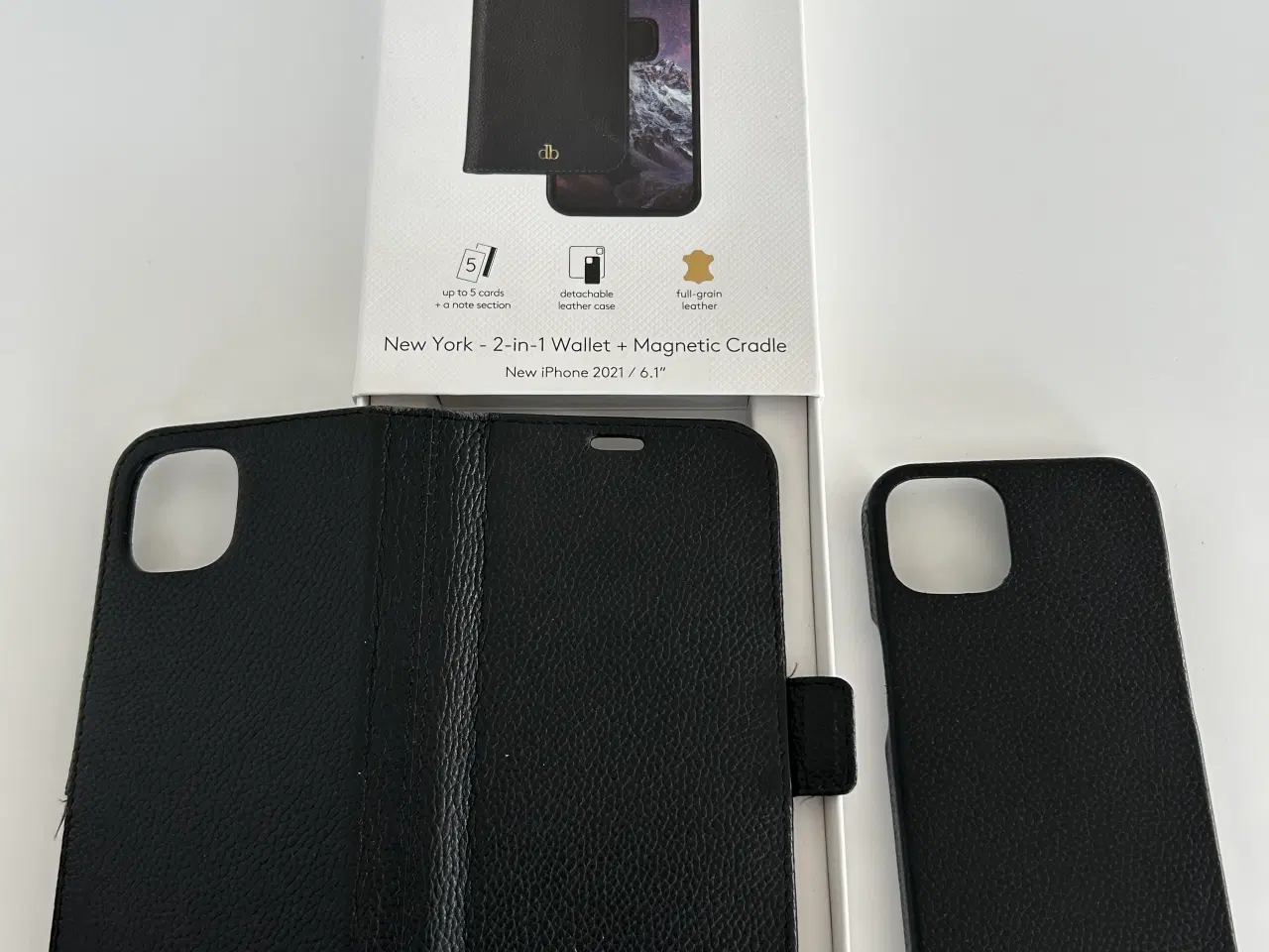 Billede 3 - dbramante1928 full-grain leather cover, IPhone 13