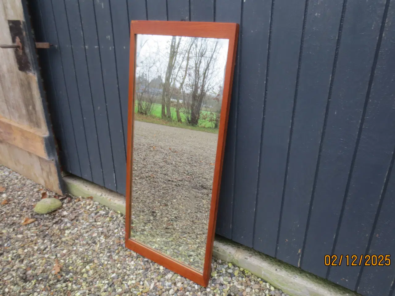 Billede 1 - 1 stk Teak Oman Junior Entresspejl Nummer 10