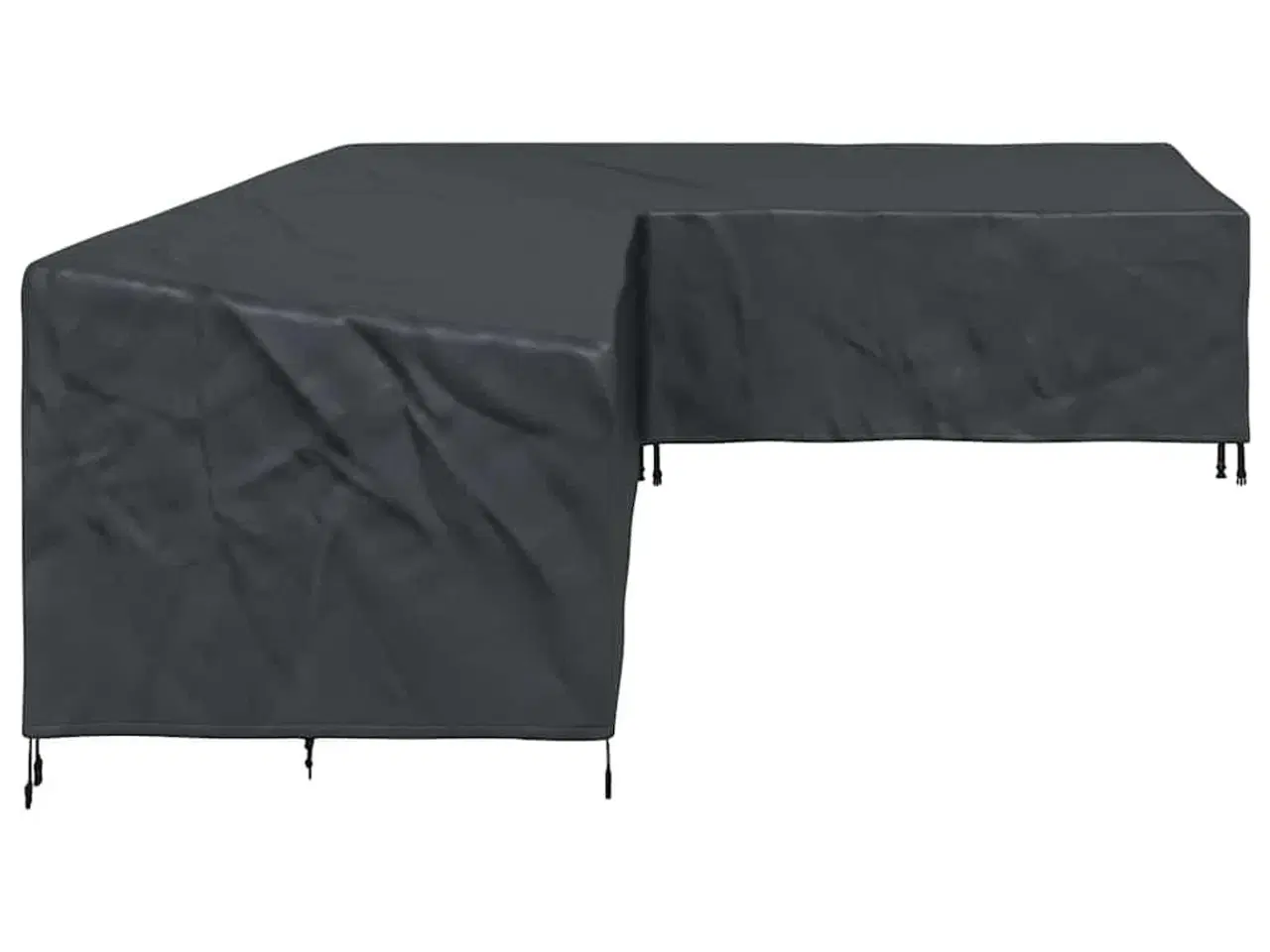 Billede 4 - Overtræk til havemøbler Sort 330 x 255 x 80 cm 420D Oxford Stof