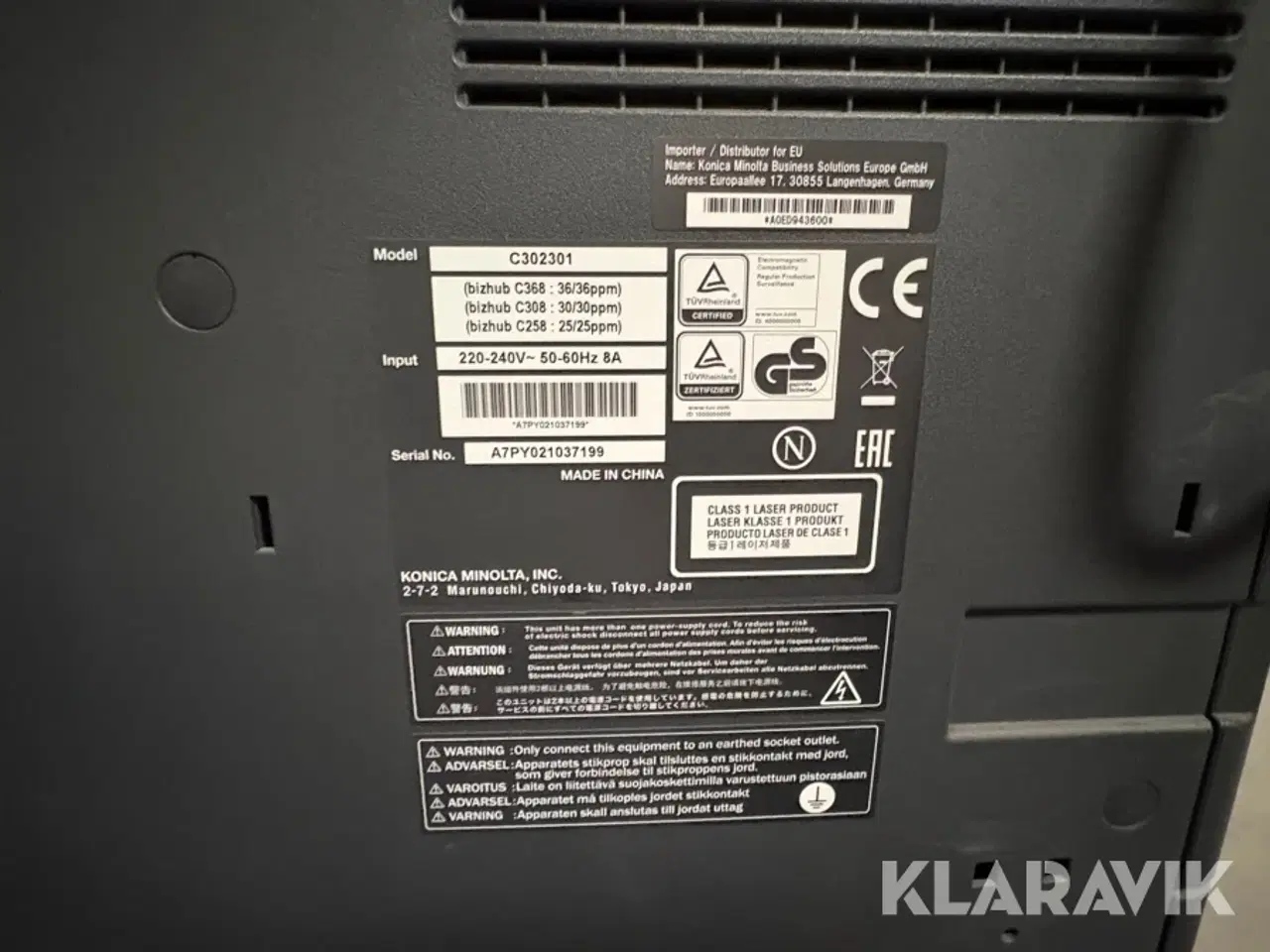 Billede 11 - Printer Konica Minolta Bizhub C308