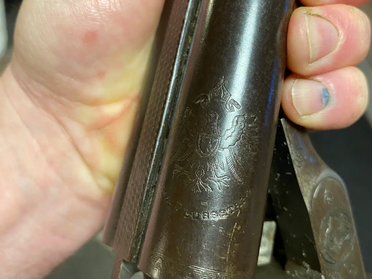 Billede 5 - Hane gevær cal. 12 med sidelås