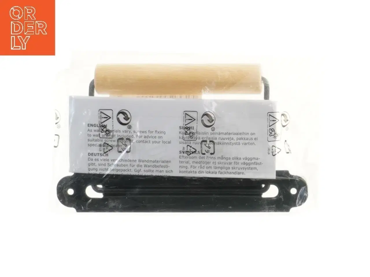 Billede 2 - Vægmonteret toiletrulle holder fra IKEA (str. 17,5 cm)