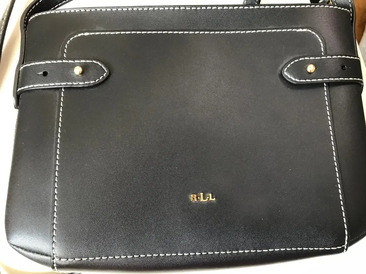 Billede 3 - Ralph Lauren, skuldertaske i skind