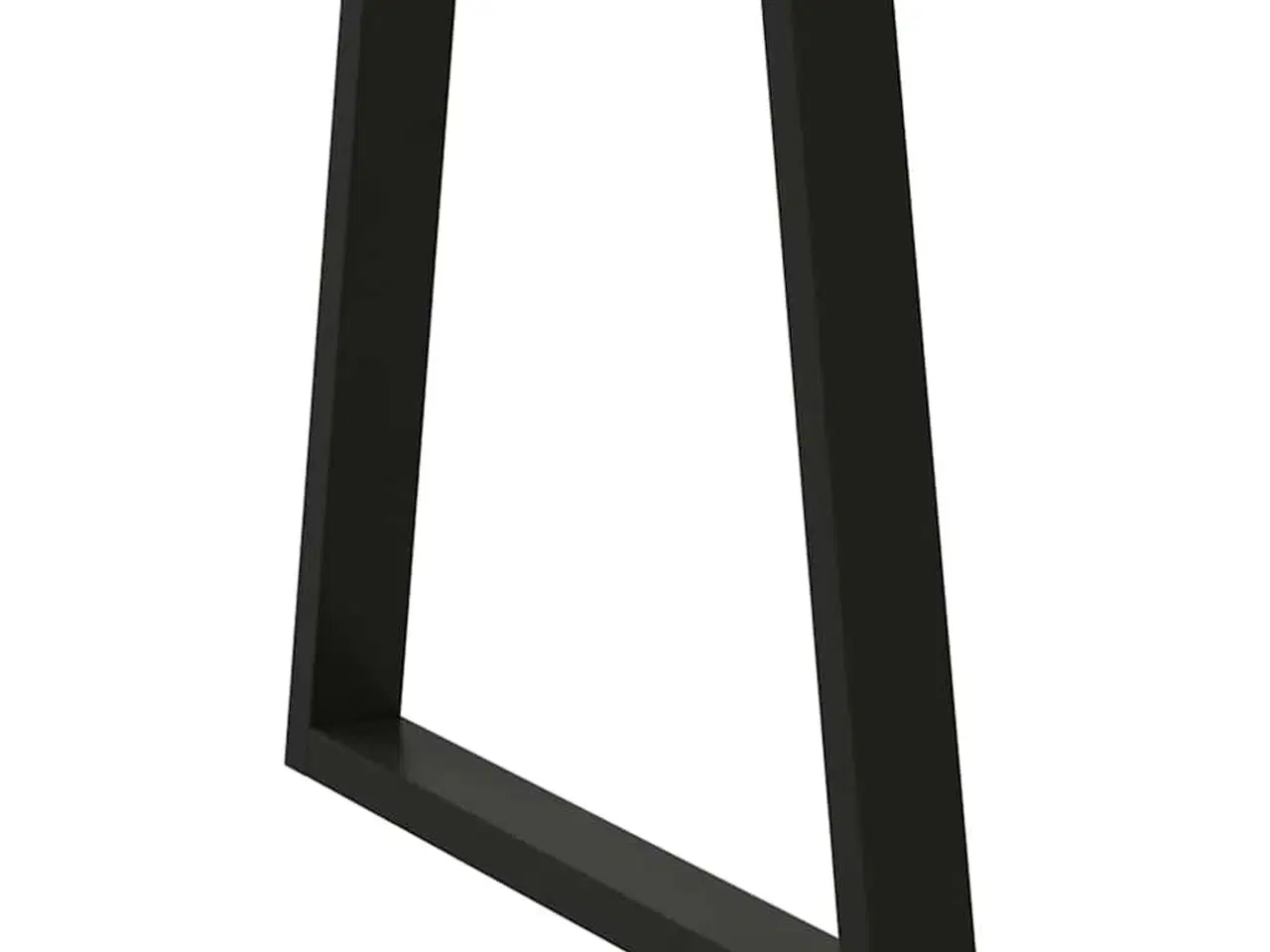 Billede 4 - Spisebordsben V-formet 2 stk. sort 70 x (72-73,3) cm stål