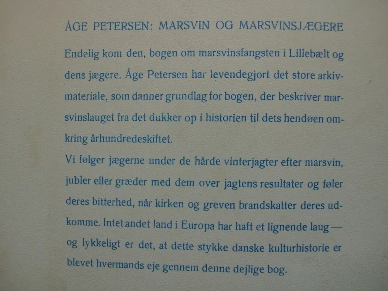 Billede 3 - marsvin og marsvinjægere, af åge petersen, emne: j