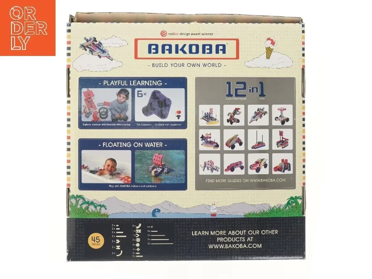 Billede 3 - Bakoba 12-i-1 byggesæt fra Bakoba (str. 8x43x43 cm)