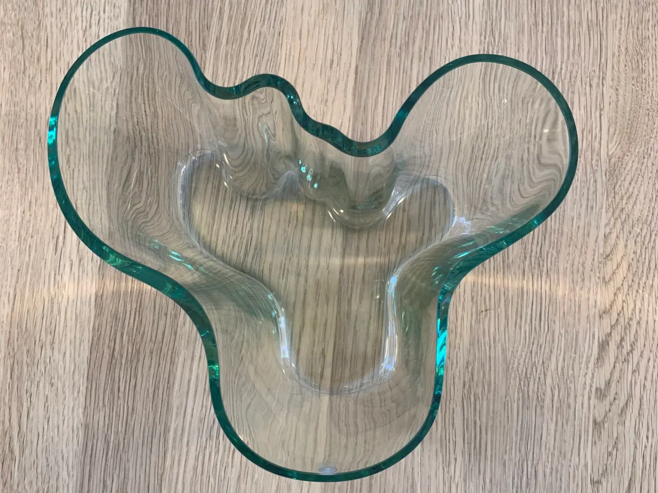 Billede 2 - Littala Alvar Aalto vase klar grønligt glas