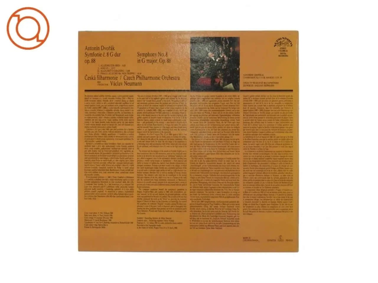 Billede 2 - Symfonie c.8, Dvorak fra Suprahon (str. 30 cm)