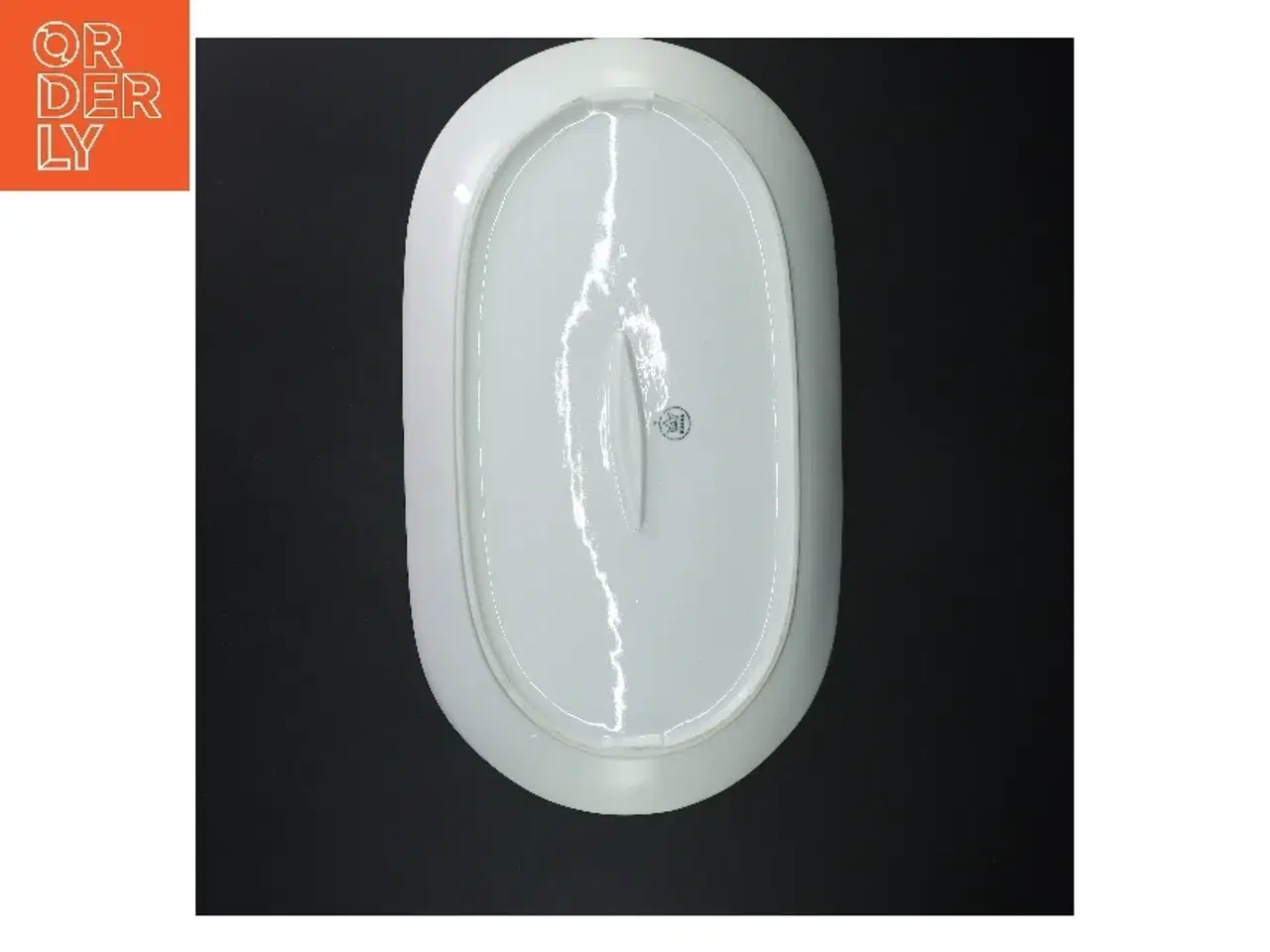 Billede 2 - Porcelænsfad med fiskemotiv fra Kahla (str. 37,5x22,5 cm)