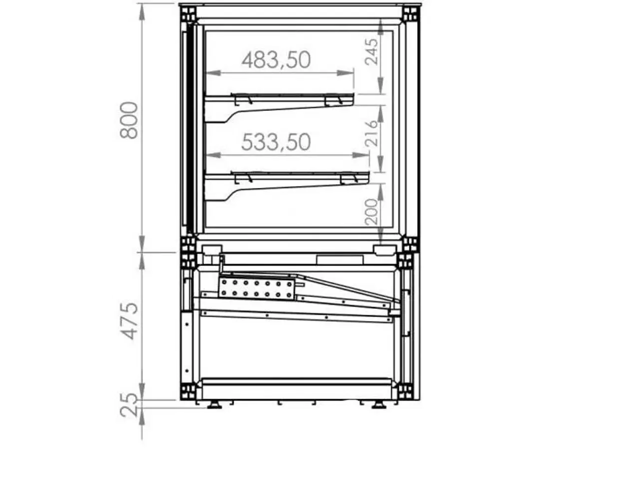 Billede 3 - Kold display – 600 liter 