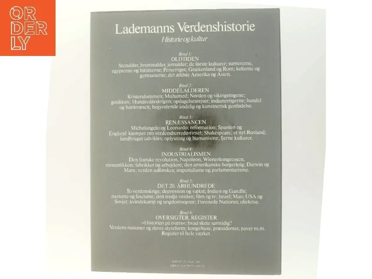 Billede 3 - Lademanns Verdenshistorie af <Bogens forfattere< (Bog)