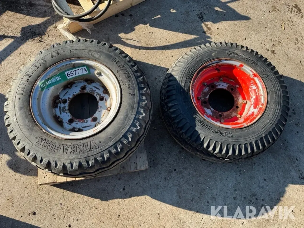 Billede 1 - Dæk Vedestein - Viskafors 2 styk