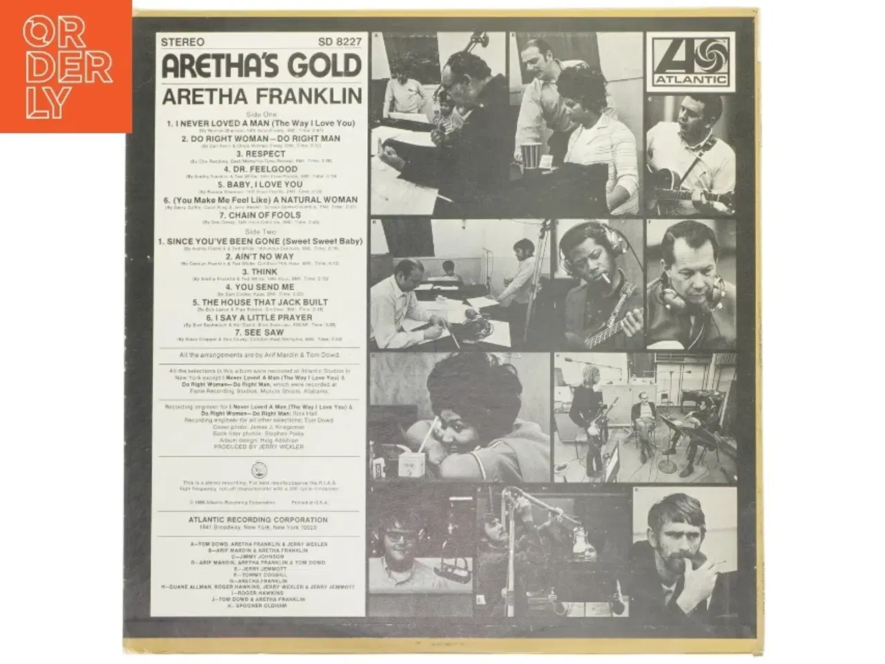 Billede 3 - Aretha Franklin LP - Aretha&#39;s Gold fra Atlantic Records