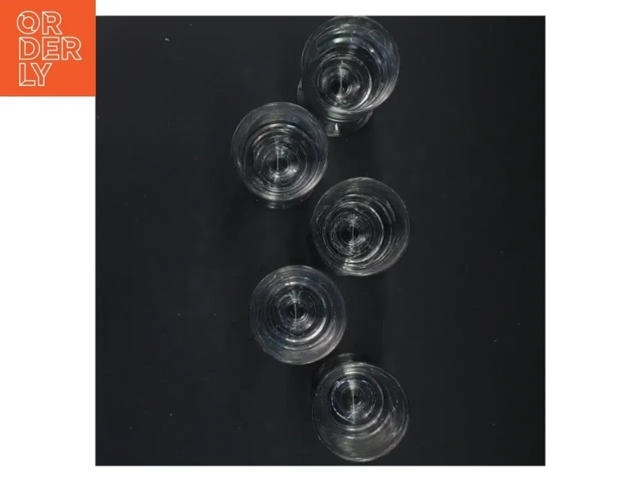 Billede 3 - Sæt med seks mundblæste vinglas (str. 14x6 cm)