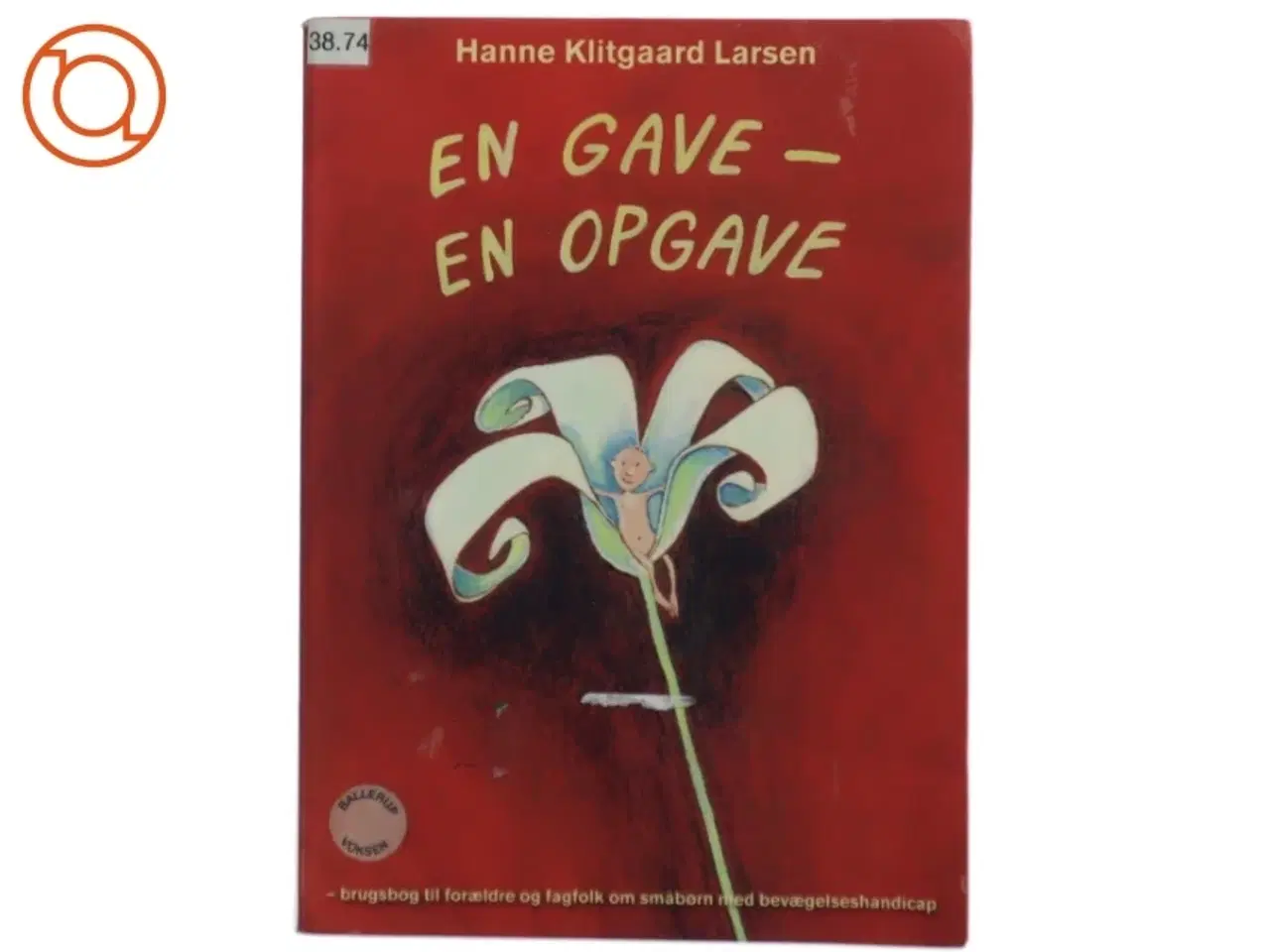 Billede 1 - En gave - en opgave, brugsbog til forældre og fagfolk om småbørn med bevægelseshandicap af Hanne Klitgaard Larsen (Bog)
