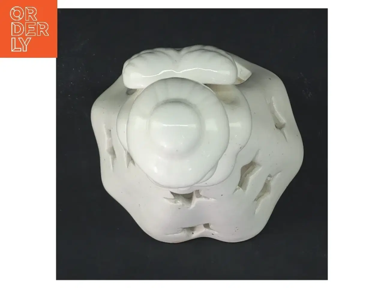 Billede 3 - Keramisk engel lysestage (str. 17 cm)